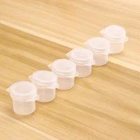 6 Pots Empty Paint Strip Mini Paint Box Pod Art Craft Plastic Storage Container Pigment Container Drawing Accessories New 2024 2