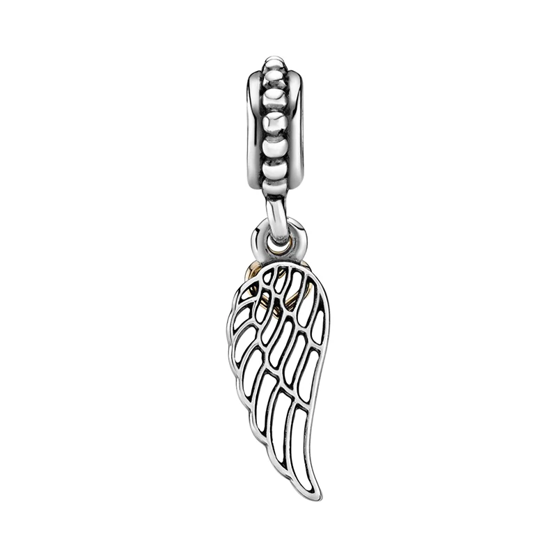 Heart Dangle Charm Pendant Beads 
