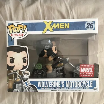 

Exclusive Official Funko pop Rides: #26 Logan Wolverines Motorcycle Vinyl Action Figure Collectible Model Toy with Original Box