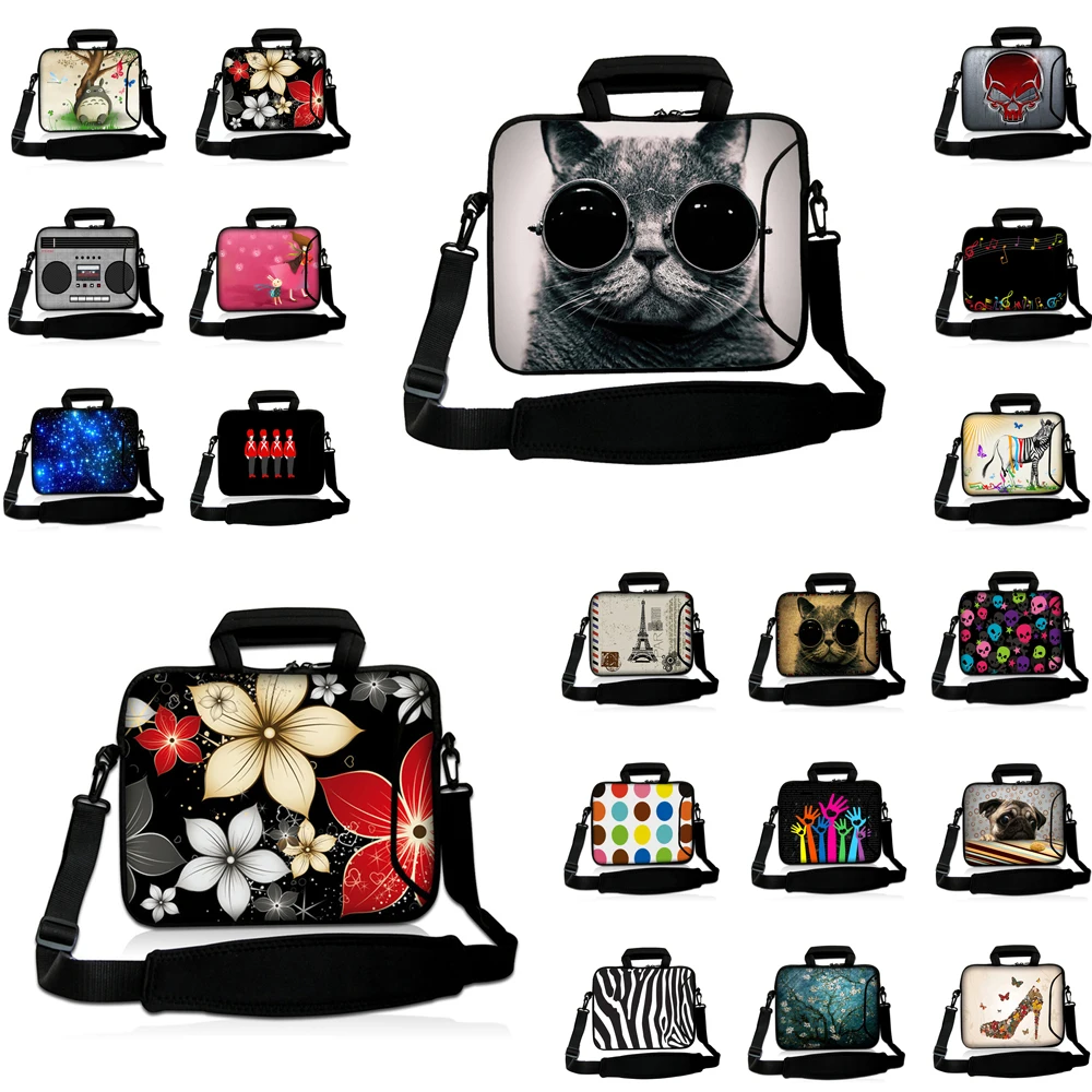 

Capa Para Notebook Messenger Handle Briefcase 10 12 13 14 15 17 15.6 13.3 Inch Laptop Shoulder Strap Case For Macbook Acer Sony