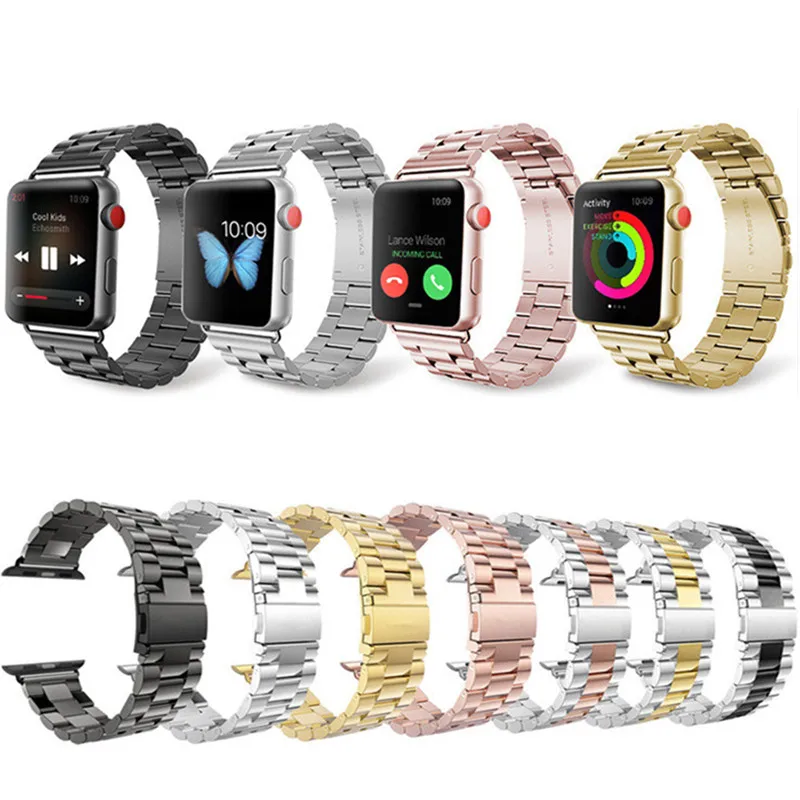 Colorful Stainless Steel Band for Apple Watch Bands 38/42/40/44mm