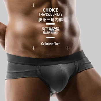 

Men's underwear triangle modal low-rise sexy u convex head small pouch white underwear men's boxer shorts