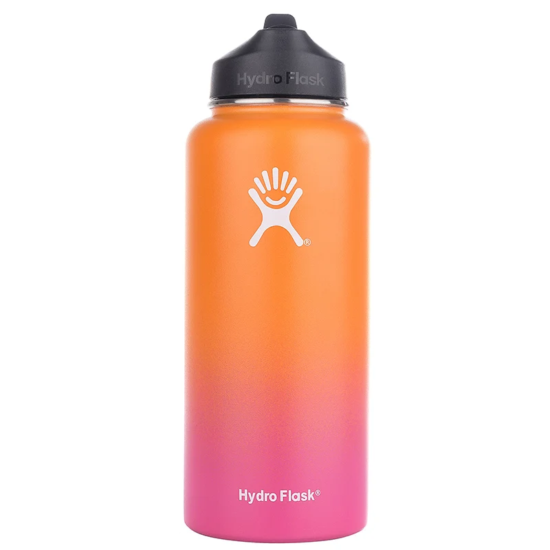 Buy Hydro Flask Water Bottle Stainless Steel Vacuum Insulated Wide Mouth with Straw Lid Multiple Sizes Colors