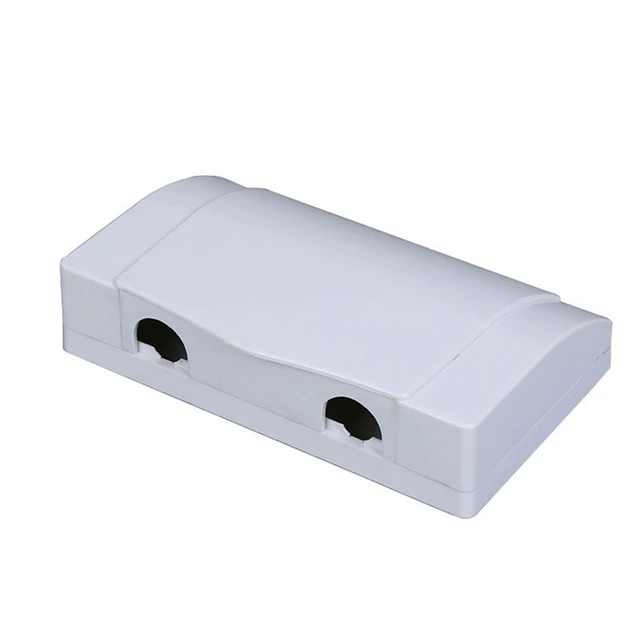 Ip66 enchufe impermeable para exteriores con interruptor, caja de  conexiones impermeable, enchufe exterior de doble pared para cocina, baño