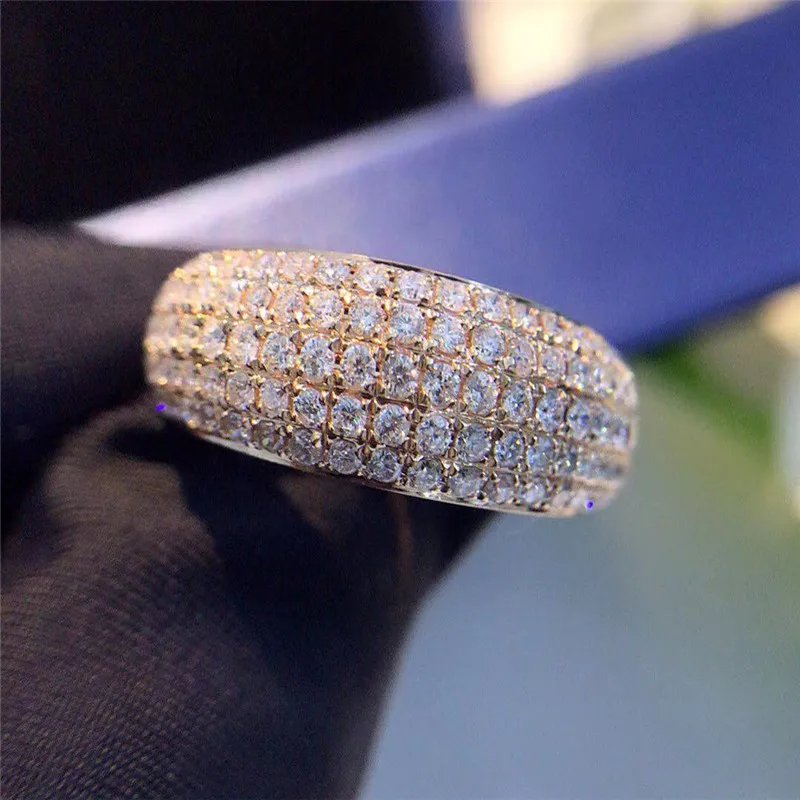 Хорошее ювелирное изделие 18K Золотое кольцо с натуральным бриллиантом 0.8CT модный стиль