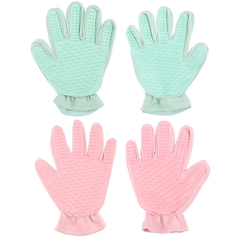 Combing Wool Bath Combs Cleaning Hair Remove Silicone Pet Brush Glove Grooming