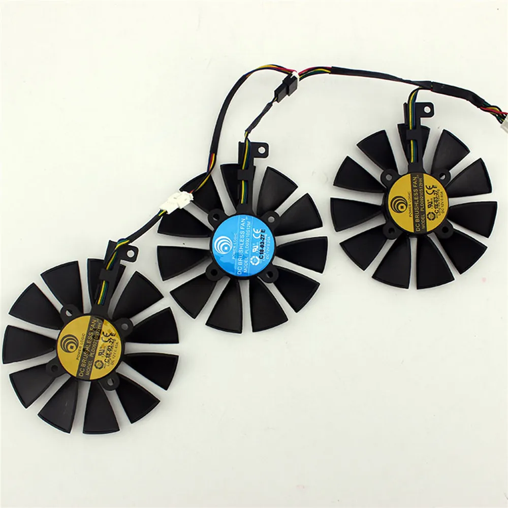 Вентилятор для видеокарты PLD09210S12M PLD09210S12HH вентилятор охлаждения GPU VGA ASUS ROG STRIX GTX