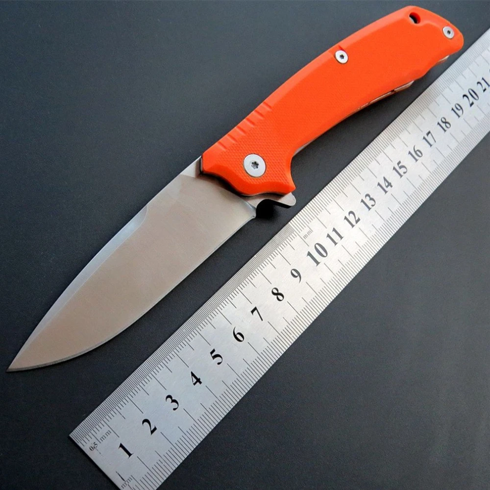 Karambit 58 HRC ножи Походный нож Флиппер шарикоподшипник D2 Сталь G10 складной охотничий