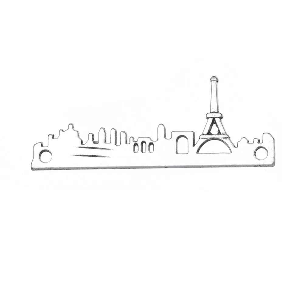 EUEAVAN 20 шт горный Сан-Франсиско/Париж/Нью-Йорк/Лондон покрытый Skyline Шарм Подвеска для изготовления украшений вручную подарок DIY