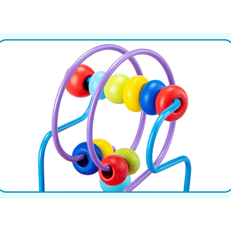 Baby Math Toys Educational Wooden Toys Circles Bead Wire Maze Roller Coaster Kids Boys Girls Abacus Circle Toy Montessori Toys Baby Math Toys Educational Wooden Toys Circles Bead Wire Maze Roller Coaster Kids Boys Girls Abacus Circle Toy Montessori Toys