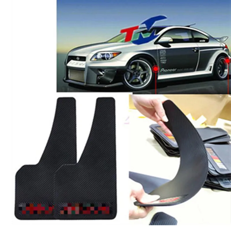 Truck Mudguard Auto Front Rear Wheel Black Plastic Mud Flaps Mud Guard