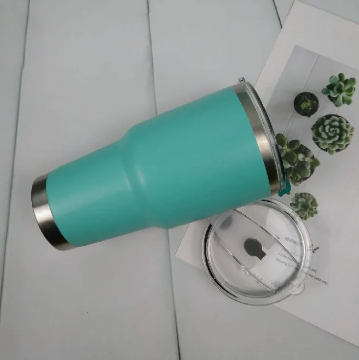 900ml Large Capacity Water Bottle Insulated Portable Stainless Steel Water Bottle For Outdoor Sports Travel Drinking Supplies - Цвет: green