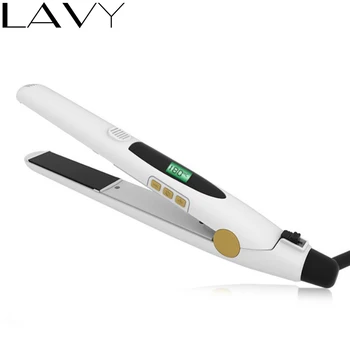 

Professional Hair Straightener Curler Hair Flat Iron Negative Ion Infrared Hair Straighting Curling Iron Corrugation LED Display