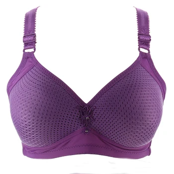 

Bra For Women Big Size Fat Big Breast Cup B C Cup Thin Wire Free Full Coverage Plain Lingerie Underwear Bras Super Big Size Hot