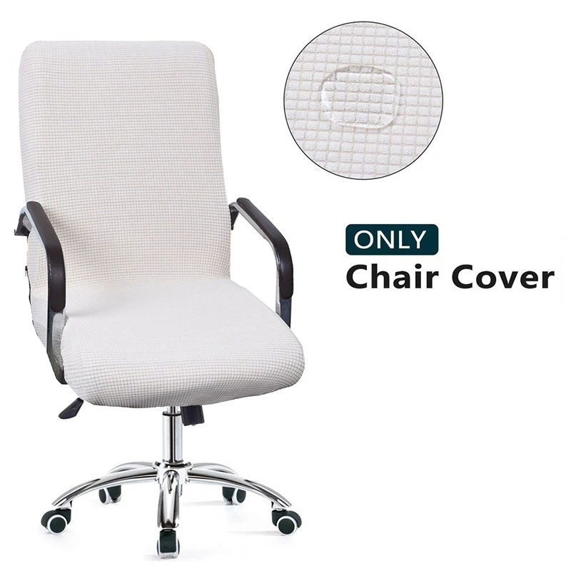 

Office Chair Cover Cotton Computer Chair Cover Solid Color Cover Chair Waterproof