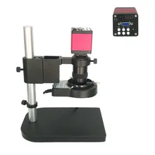 Корабль из России 13MP HDMI VGA промышленный микроскоп цифровая камера 130X c-крепление объектива светодиодные фонари телефон bga трафарет ремонтные инструменты