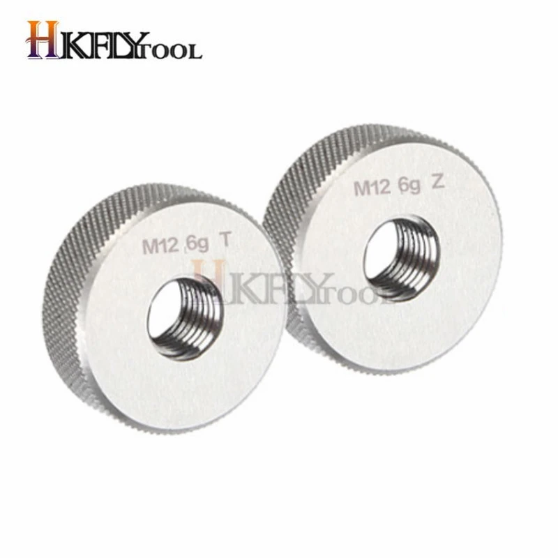 MeterTo 2pcs Metric Thread Plug Gage Calibration Measuring Gauge Tool M33x1.5-6H TZ GO NOGO MeterTo 2pcs Metric Thread Plug Gage Calibration Measuring Gauge Tool M33x1.5-6H TZ GO NOGO