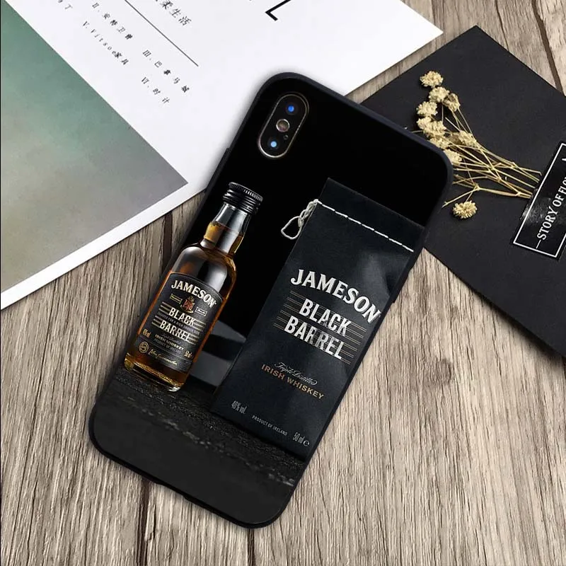 Чехол Jameson Irish Whiskey из мягкого силикона черного ТПУ для телефона чехол для iPhone 6 6plus 7 8 plus 5 5S SE X XR XS Max
