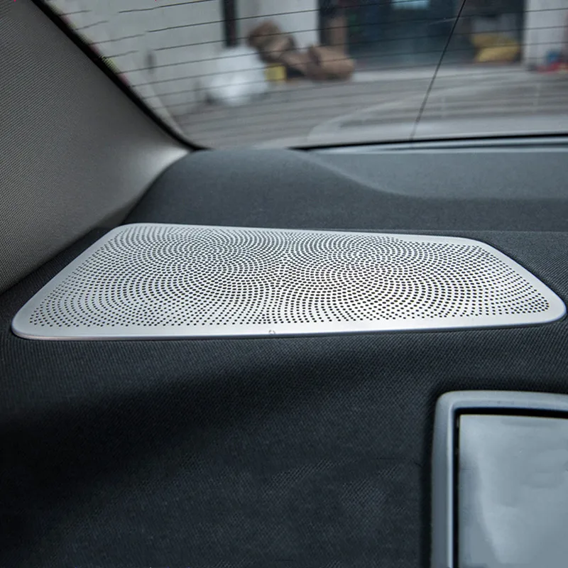 Стереодинамик заднего сиденья из нержавеющей стали для украшения рамы Накладка для BMW 5 серии G30-19 наклейки на интерьер