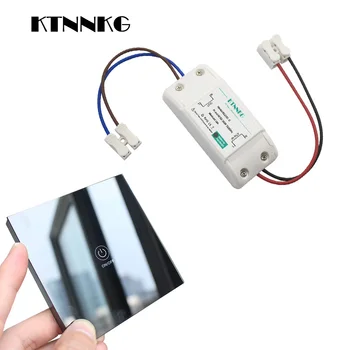 

KTNNKG Smart Wireless touch Switch Light RF Remote Control Glass 30M Distance Pass Through Wall