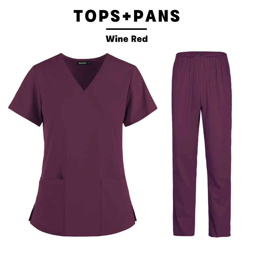 Medical uniform Medical Clothes Scrubs Nursing Pants Elastic Medical Uniforms For Summer Uniforms Nurse Women Thin And Light Fabric Short Sleeve