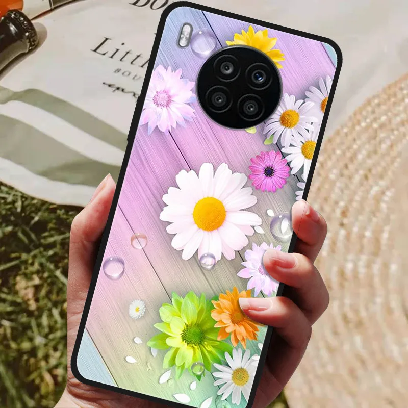 For Huawei Nova 8i Case Nova8i Cute Silicone Case Soft Slim Fundas For Huawei Nova 8i New Phone Cases nova8i 8 i Cover Bumper neck pouch for phone Cases & Covers