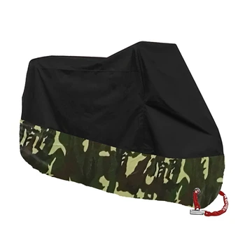 범용 야외 Uv 차단 오토바이 커버 M L XL 2XL 3XL 4XL, 모터 스쿠터용 워터프루프 덮개, 올 시즌 제품, 킥보드와 자전거에도 사용 가능, 자외선 차단