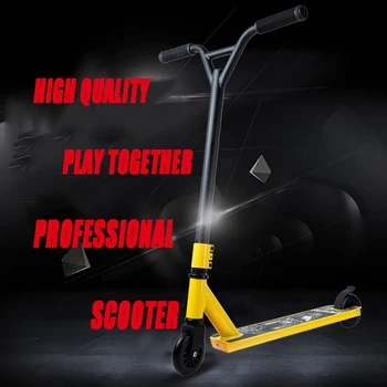 

New Portable 6061Aviation Aluminum Alloy Two Rounds Professional Extreme Sports Scooter Freestyle Street Surfing Kick Scooter