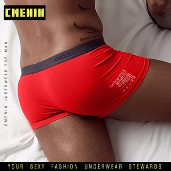 

CMENIN 2020 New Cotton Print Breathable Underwear Mens Boxer Homme Men's Underwear Boxer Men Undeware Boxers Bikini AD304