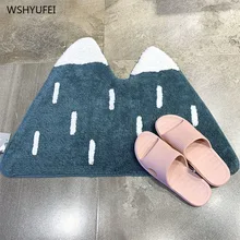 Ins снег в форме горы Творческий Ванная комната хлопок абсорбирующий ковер детская комната спальня фойе бутик коврик