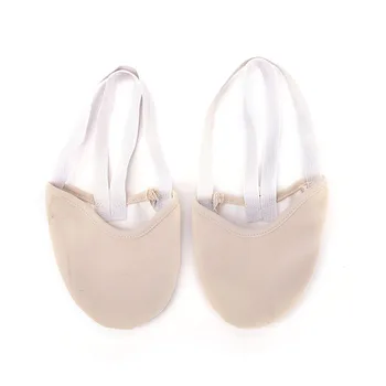 

Rhythmic Gymnastics Toe Shoes Soft Half Socks Knitted Roupa Ginastica Professional Competition Sole Protect Elastic