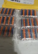 Gillette Fusion-cuchilla de afeitar de acero inoxidable para hombre, 5 capas, para el cuidado facial, 4 unidades