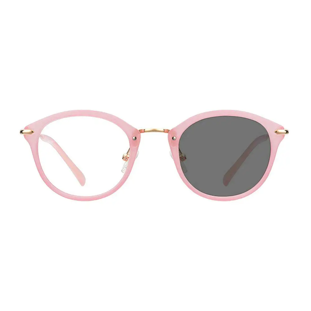 pink Myo2020 Новая мода ретро прозрачный розовый Кот дамы солнце фотохромные брендовые дизайнерские очки для чтения UV400 с коробкой FML - Цвет оправы: pink