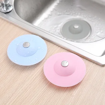 

1Pc Kitchen Rubber Bath Tub Sink Floor Drain Plug Kitchen Laundry Water Stopper Tool Laundry Bathroom Cute Deodorant Stopper