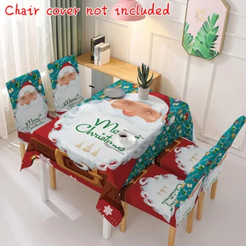 

Pattern Table Cloth Decor Home Hotel Restaurant 140*180CM Christmas Red