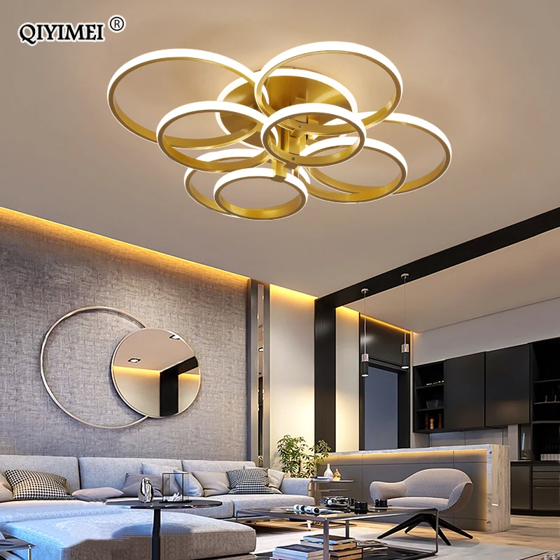 Потолочная люстра светодиодная акриловая для гостиной спальни|modern led chandelier|led