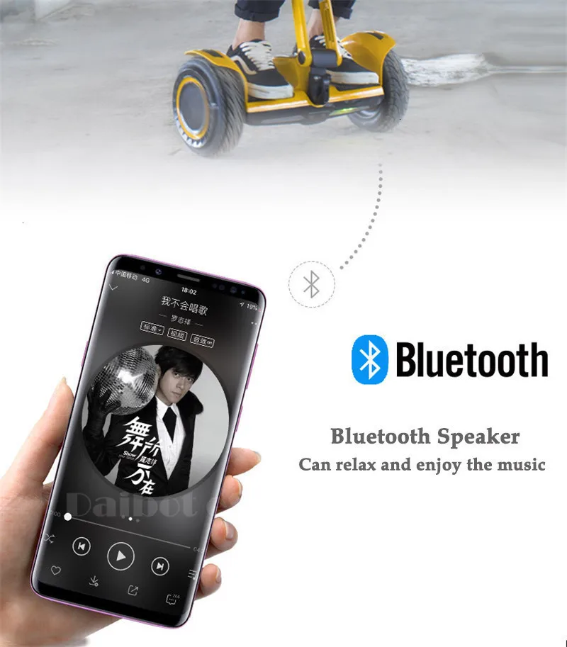 Daibot Portable Electric Scooter Self Balancing Scooters 10 Inch Off Road 250W2 36V Hoverboard For Kids APPBluetooth Speaker   (12)