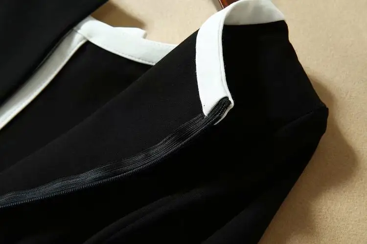 Осенняя элегантная офисная Дамская одежда горячая Распродажа женское платье-карандаш с круглым вырезом и милым бантом модное лоскутное тонкое мини-платье с высокой талией