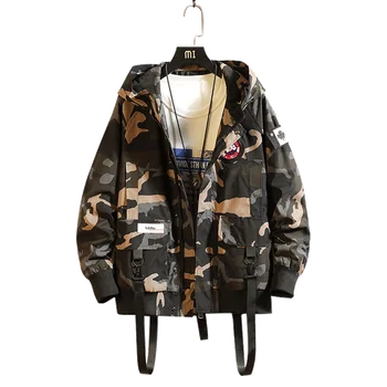 

2020 New Casual Camouflage Hoodie Jacket Men Spring Army Tactical Fleece Jackets Mens Hooded Windbreaker Coat Male Outwear