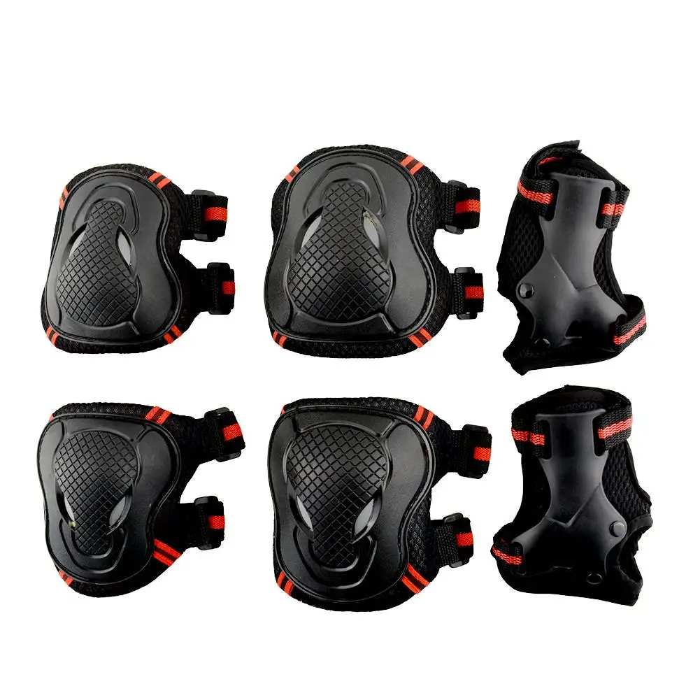 

Gear Guard Adult Unisex Pad Wrist 6x Protective Elbow Skateboard 6pcs