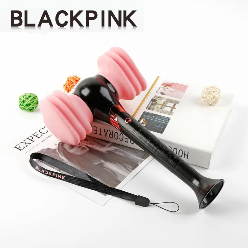 

Kpop Official BLACKPINK LightStick Concert Glow Lamp hammer Light stick JISOO Lisa JENNIE ROSE Fans Gift Novelty collection