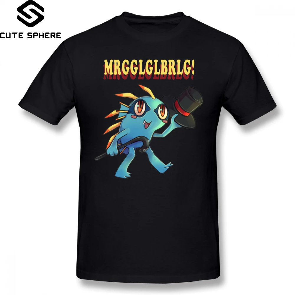 Murloc футболка 100 хлопок забавная Футболка мужская классическая с коротким рукавом с принтом 4xl Футболка