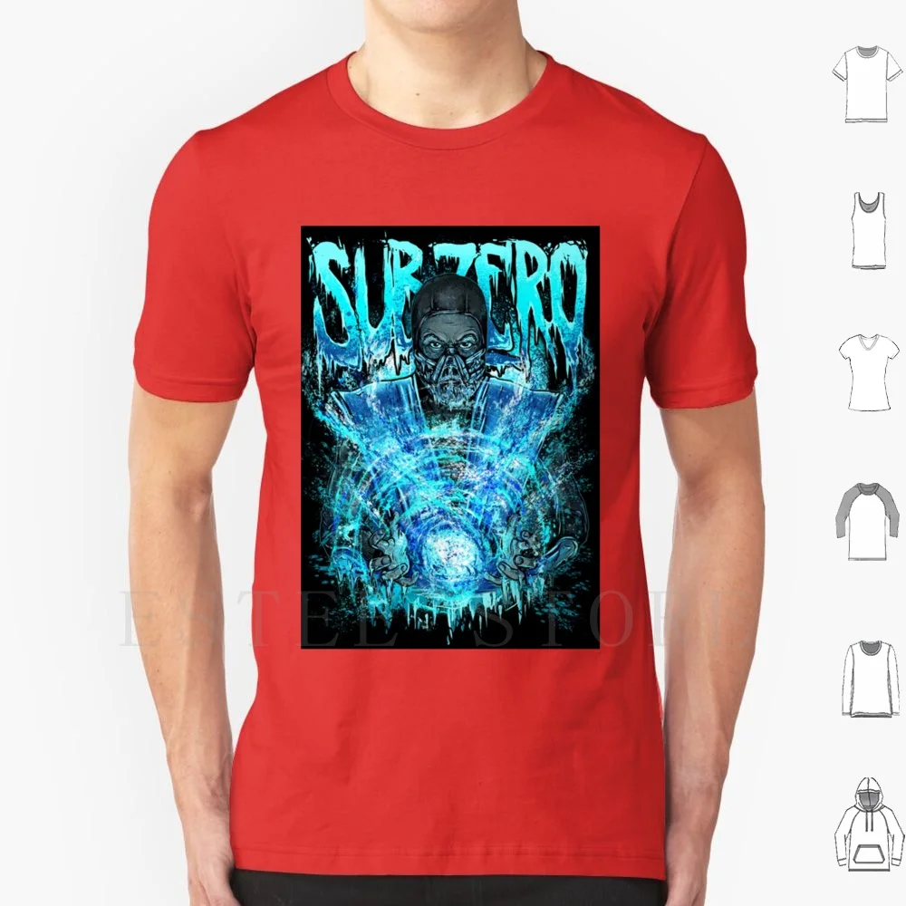 Maglietta Sub Zero Fai Da Te Taglia Grande 100% Cotone Sub Zero