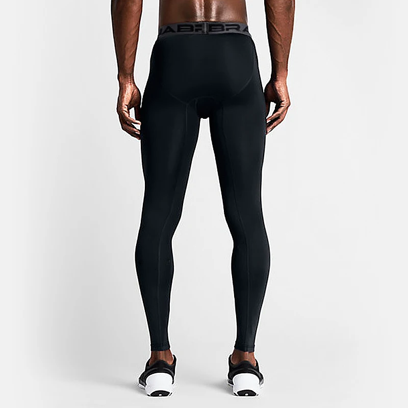 Sports Leggings Compression Pants Men's Sports Pants Elastic Running Trousers Compression Gym Fitness Tights Exercise Training Leggings Breathable Quick Dry Sweat