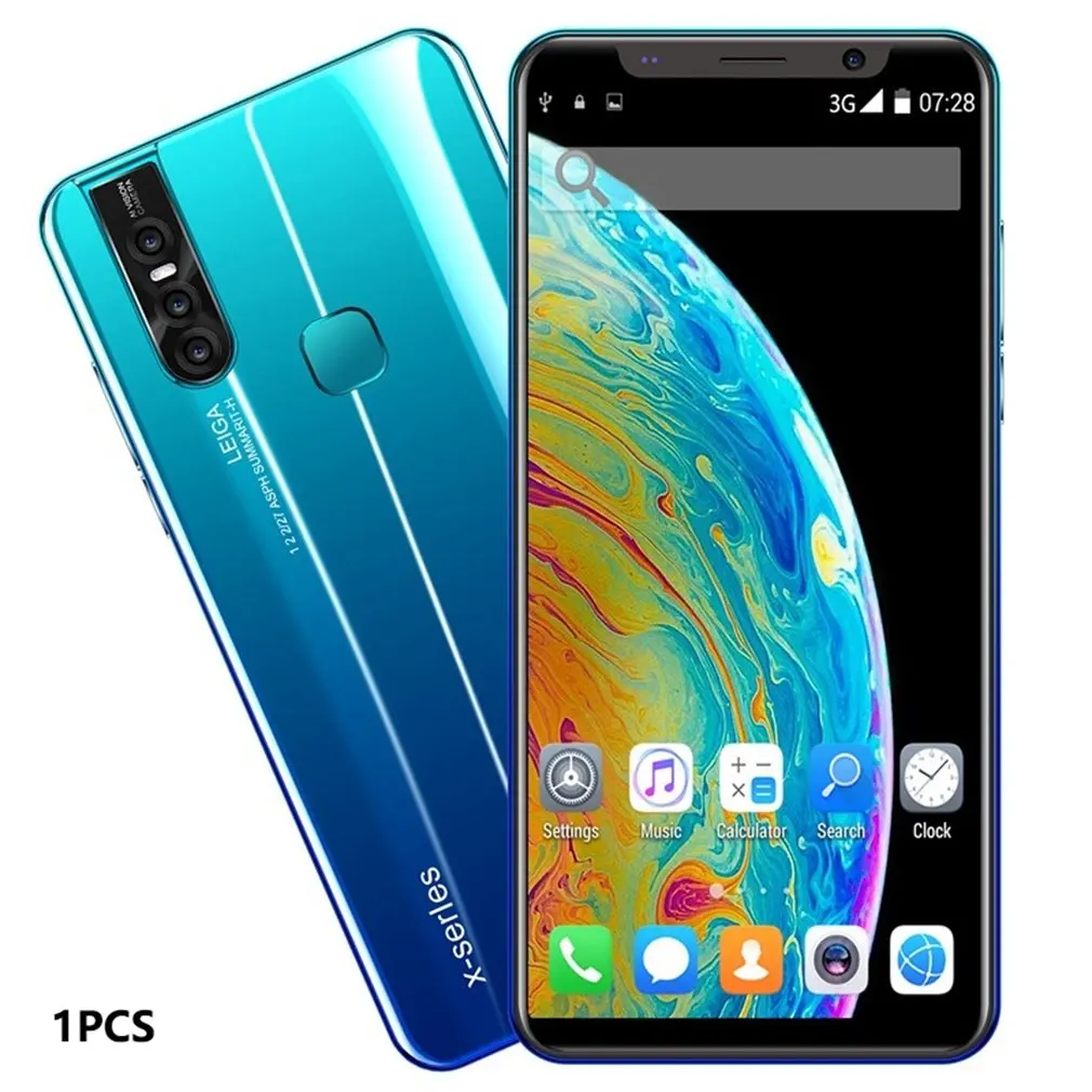 

SmartphoneX27PLUS 5.8 inch smart phone large screen Unicom 3G Mobile Phone 512MB+4GB 8 Millon Front Camera