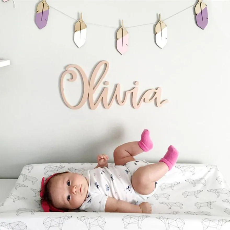 letters to hang on wall in baby room