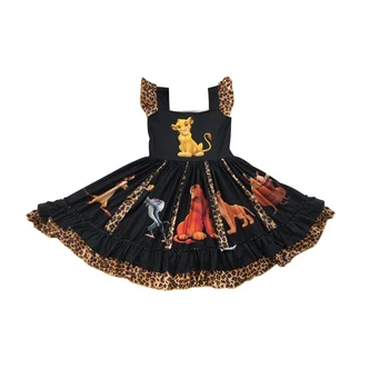 

Summer Baby girls' dresses kids wear ruffles clothes children clothing pearl sleeve