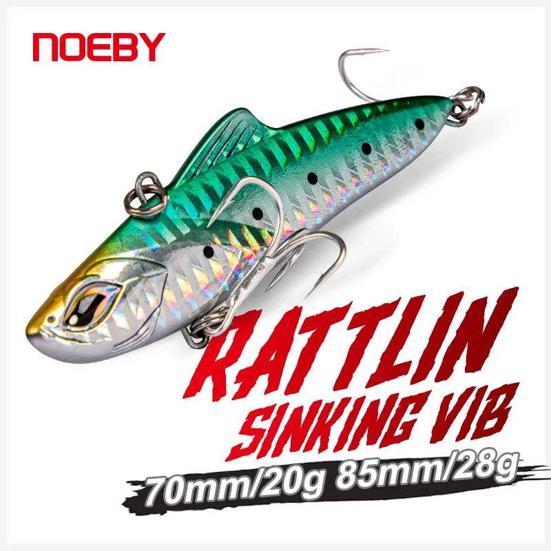 Noeby 90mm 33g Rattling And Vib For Winter Sinking Vibes Artificial Baits  Sea Crankbaits Rattlins For Winter Fishing Lures - Fishing Lures -  AliExpress