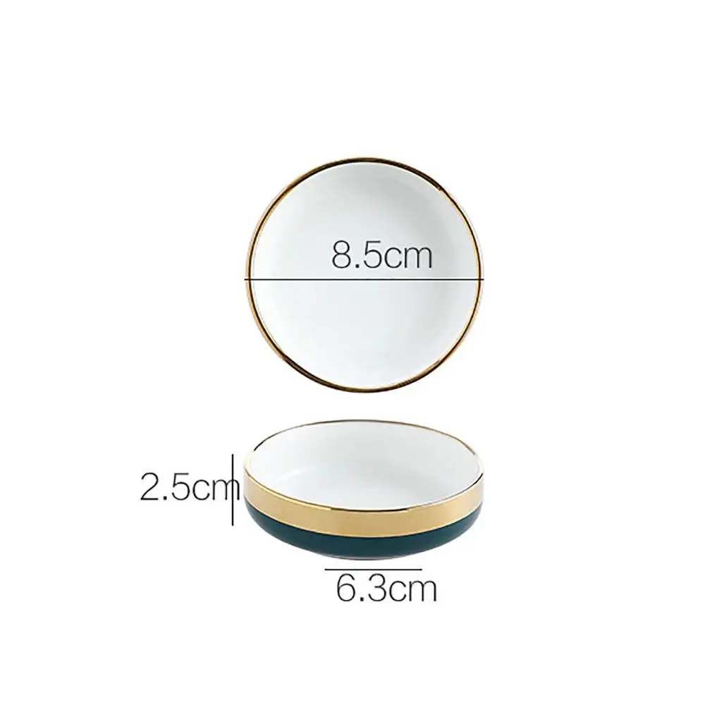 3.3inch 3,3/4,3/8 дюймов золотым ободком чернила Керамика посуда кухонной плиты чаши для риса и супа Чаша дома с глубоким вырезом тарелка - Цвет: 3.3inch
