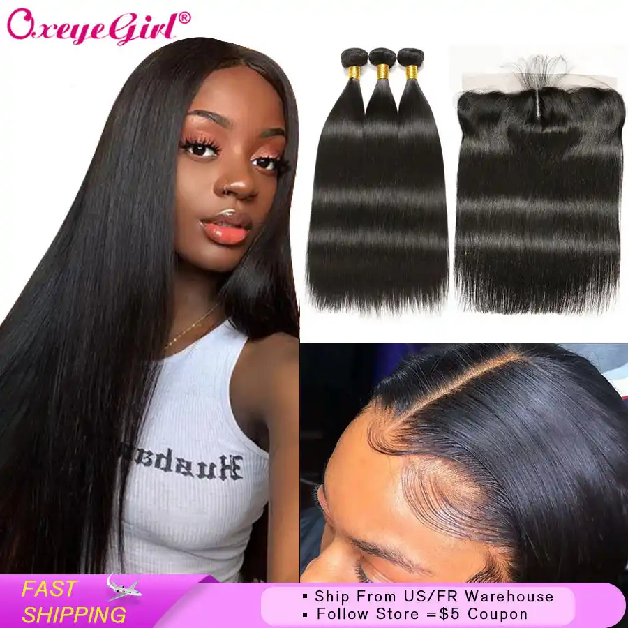 Bundles With Frontal Straight Hair Bundles With Frontal Human Hair Bundles With Closure Brazilian Remy Lace Frontal With Bundles Bundles With Frontal Bundles With Closurebundles With Frontal Closure Aliexpress